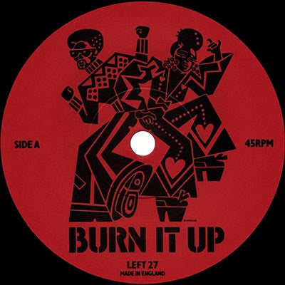 Beatmasters - Burn It Up - Used Vinyl Record 7" image 3