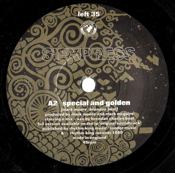 S'Express - Mantra For A State Of Mind - Used Vinyl Record 7" image 4