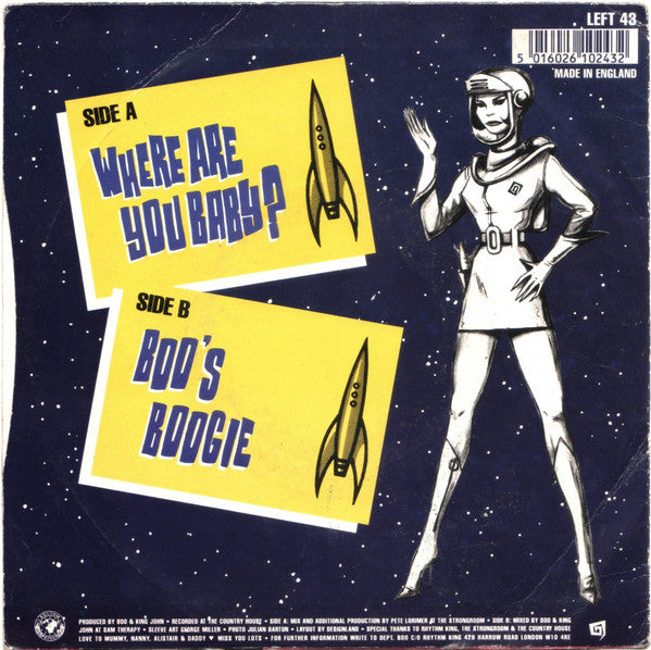 Betty Boo - Where Are You Baby? - Used Vinyl Record 7" image 2