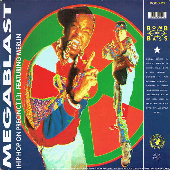 Bomb The Bass - Megablast (Hip Hop On Precinct 13) / Don't Make Me Wa image 1