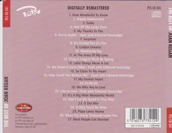 Joan Regan - Best Of - Used CD image 4