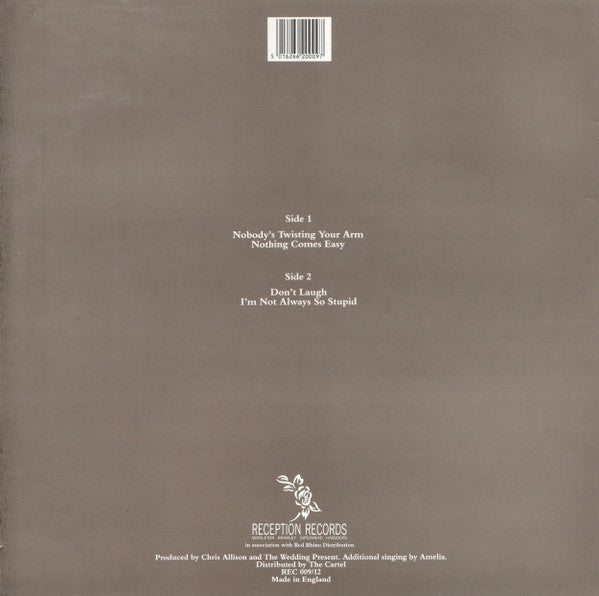 Wedding Present - Nobody's Twisting Your Arm - Used Vinyl Record 12" image 2