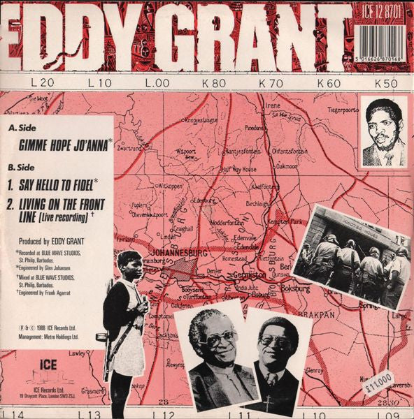 Eddy Grant - Gimme Hope Jo'Anna - Used Vinyl Record 12" image 2