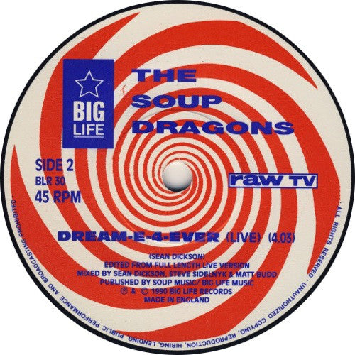 Soup Dragons - Mother Universe - Used Vinyl Record 7" image 4