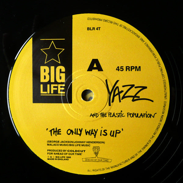 Yazz - Only Way Is Up - Used Vinyl Record 12" image 3