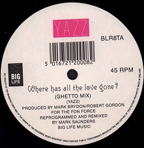 Yazz - Where Has All The Love Gone? - Used Vinyl Record 12" image 3