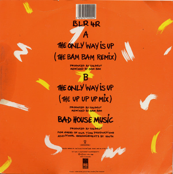 Yazz - Only Way Is Up (The Bam Bam Remixes) - Used Vinyl Record 12" image 2