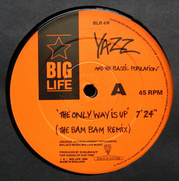 Yazz - Only Way Is Up (The Bam Bam Remixes) - Used Vinyl Record 12" image 3