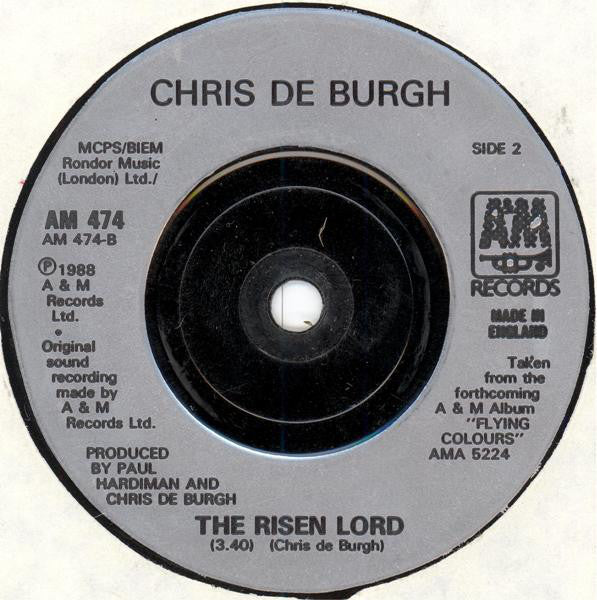 Chris de Burgh - Missing You - Used Vinyl Record 7" image 8