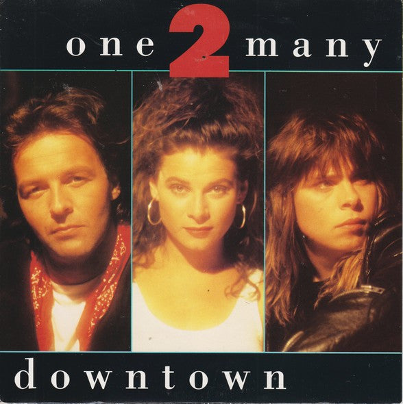 One 2 Many - Downtown - Used Vinyl Record 7" image 5