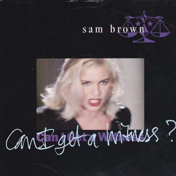 Sam Brown - Can I Get A Witness - Used Vinyl Record 7" image 5