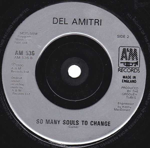 Del Amitri - Nothing Ever Happens - Used Vinyl Record 7" image 4