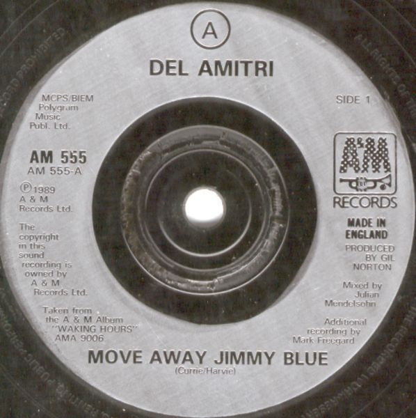 Del Amitri - Move Away Jimmy Blue - Used Vinyl Record 7" image 7