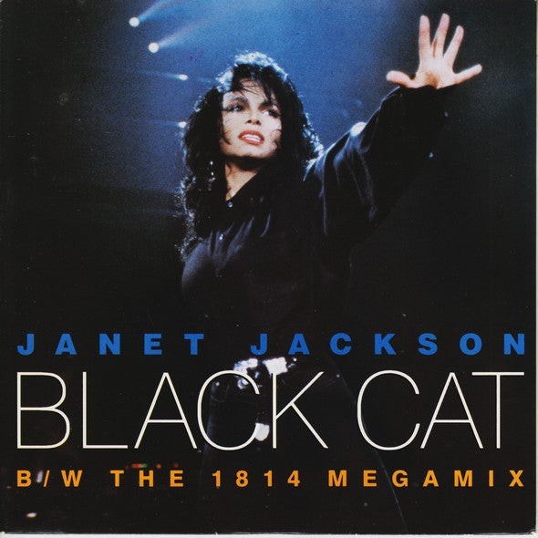 Janet Jackson - Black Cat - Used Vinyl Record 7" image 5