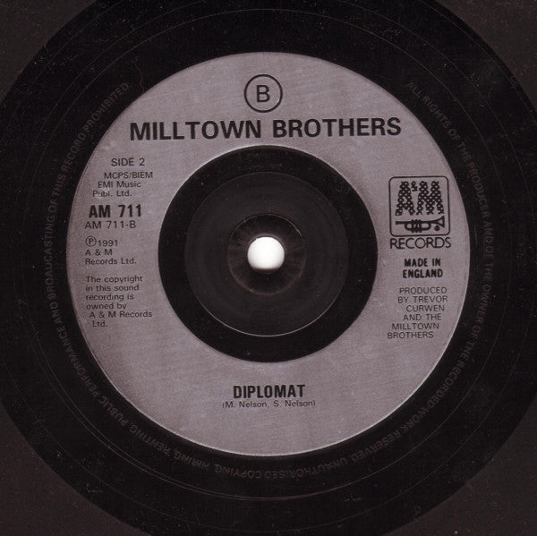Milltown Brothers - Which Way Should I Jump? - Used Vinyl Record 7" image 4