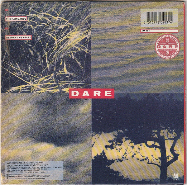 Dare - Raindance - Used Vinyl Record 7" image 2