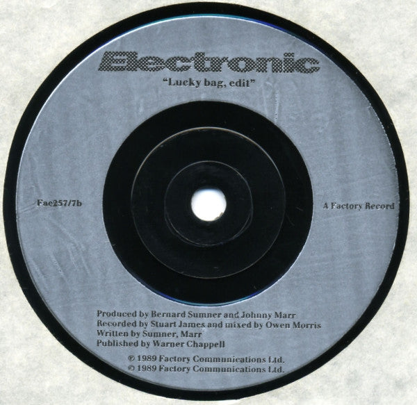 Electronic - Getting Away With It - Used Vinyl Record 7" image 8