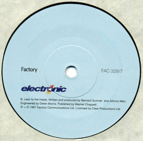 Electronic - Feel Every Beat - Used Vinyl Record 7" image 4