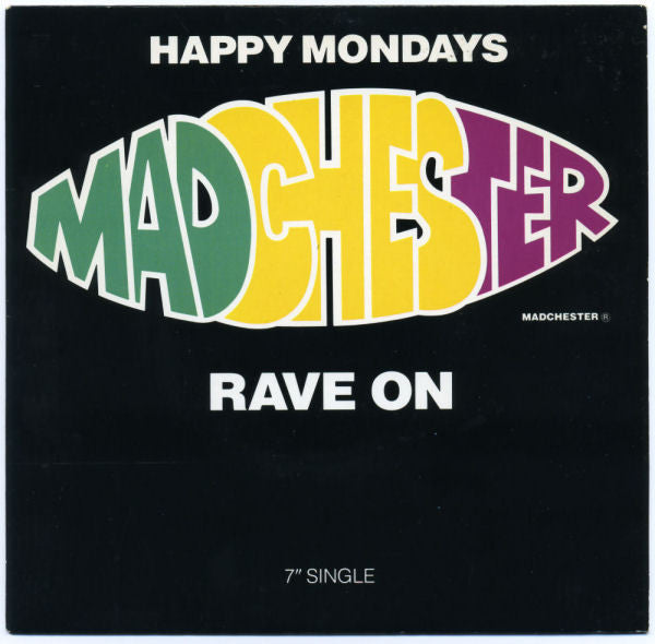 Happy Mondays - Madchester Rave On - Used Vinyl Record 7" image 1