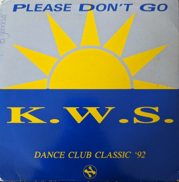 K.W.S. - Please Don't Go - Used Vinyl Record 7" image 1