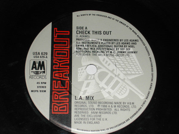 L.A. Mix - Check This Out - Used Vinyl Record 7" image 3