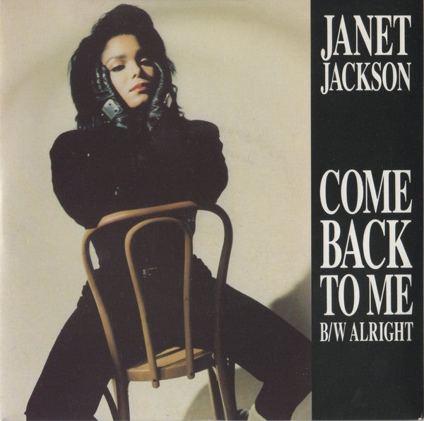 Janet Jackson - Come Back To Me - Used Vinyl Record 7" image 1