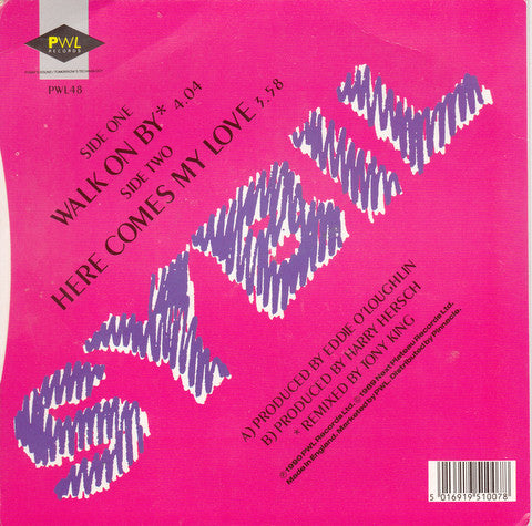 Sybil - Walk On By - Used Vinyl Record 7" image 2