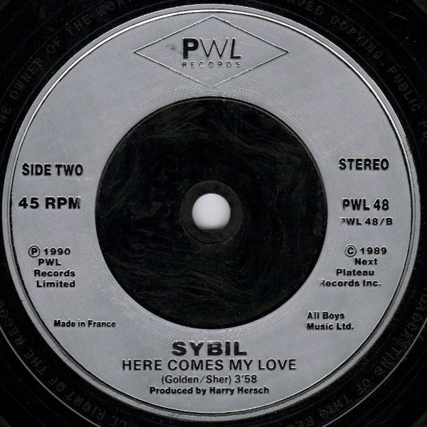 Sybil - Walk On By - Used Vinyl Record 7" image 8