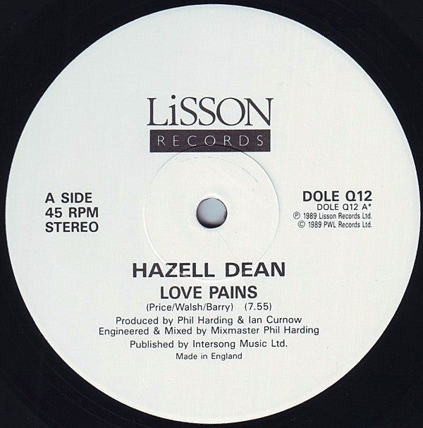 Hazell Dean - Love Pains - Used Vinyl Record 12" image 3