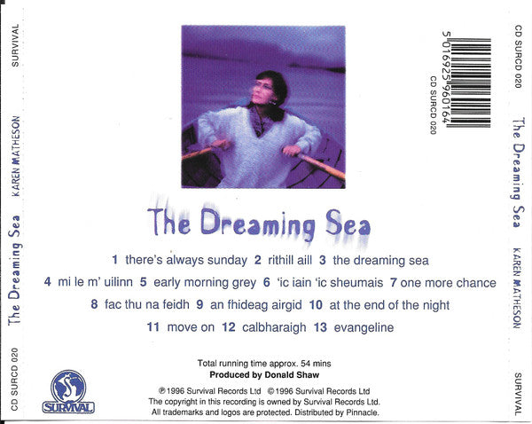 Karen Matheson - Dreaming Sea - CD image 5