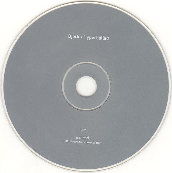 Bjork - Hyperballad - Used CD image 3
