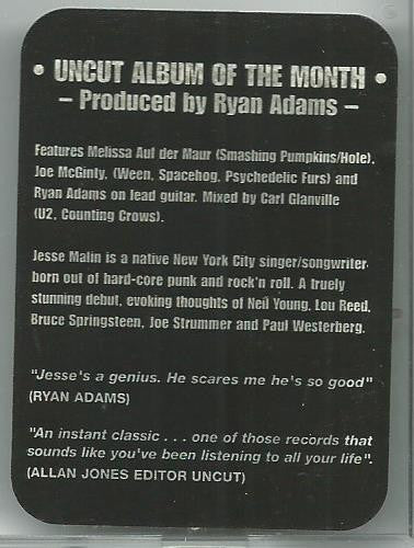 Jesse Malin - Fine Art of Self Destruction - CD image 2