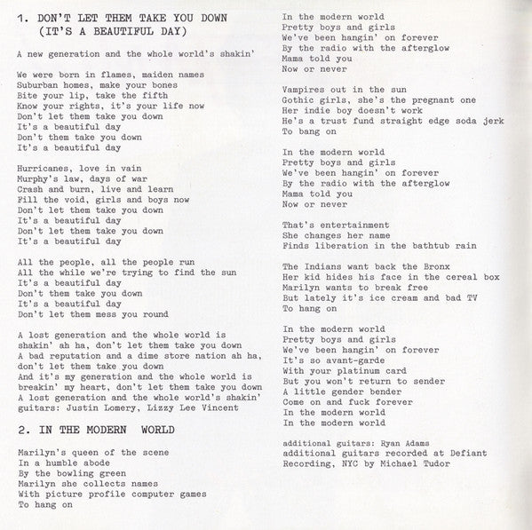 Jesse Malin - Glitter In The Gutter - CD image 5