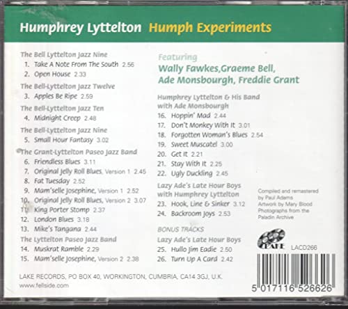 Humphrey Lyttleton - Humph Experiments - CD image 2