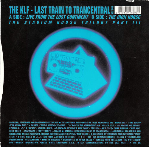 KLF - Last Train To Trancentral (Live From The Lost Continent) - Used V image 2