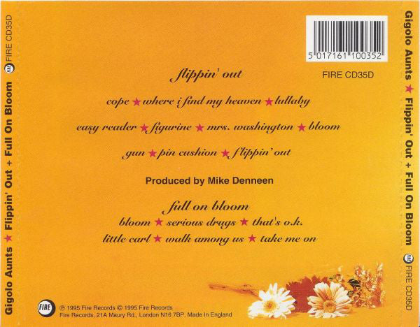 Gigolo Aunts - Flippin' Out + Full On Bloom - Used CD image 4