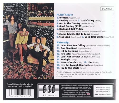 Three Dog Night - It Ain’t Easy / Naturally - CD image 3