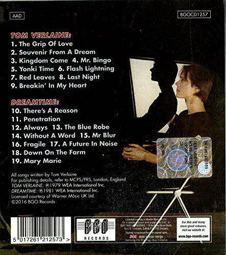 Tom Verlaine - / Dreamtime - CDD image 2