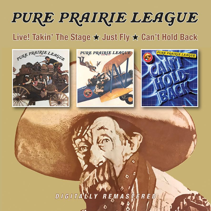 PURE PRAIRIE LEAGUE - LIVE TAKIN THE STAGE / JUST FLY / CAN'T HOLD BAC image 1