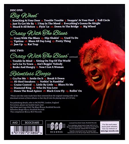Mick Clarke - Big Wheel / Crazy With The Blues / Relentless CD2 - CD image 2