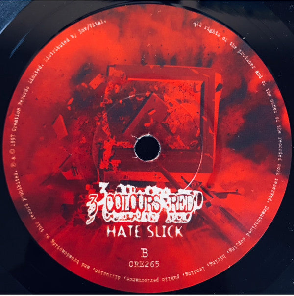 3 Colours Red - Pure - Used Vinyl Record 7" image 4