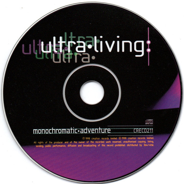 Ultra Living - Monochromatic Adventure - Used CD image 3