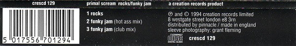 Primal Scream - Rocks / Funky Jam - Used CD image 2