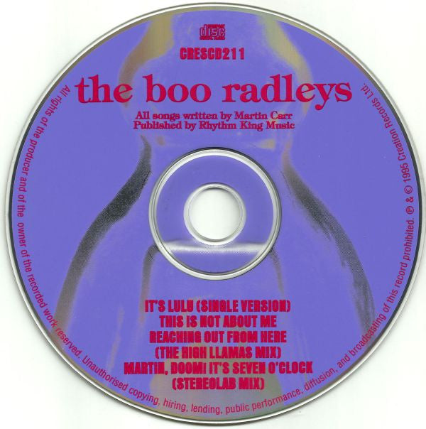 Boo Radleys - It's Lulu - Used CD image 4