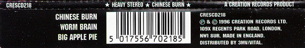 Heavy Stereo - Chinese Burn - Used CD image 7