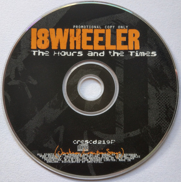 18 Wheeler - Hours And The Times - Used CD image 4
