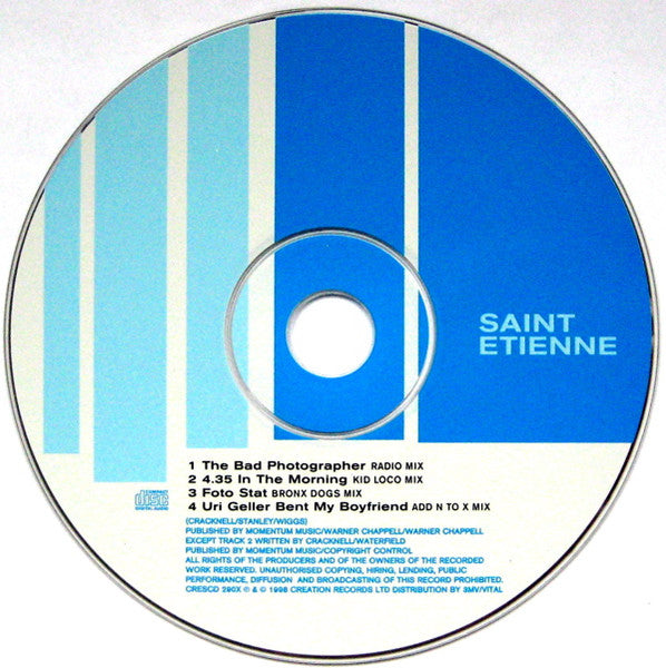 Saint Etienne - Bad Photographer - Used CD image 6