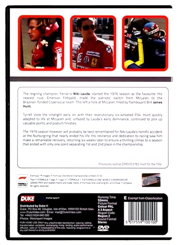 Formula 1 Review: 1976 - DVD image 2