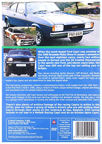 Ford Capri: A Motoring Milestone - DVD image 2