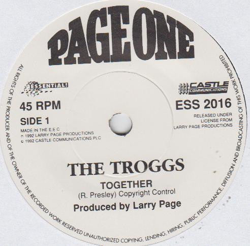 Troggs - Together / Crazy Annie - Used Vinyl Record 7" image 3